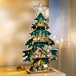 Weltbild LED dřevěná vánoční dekorace Strom skřítků