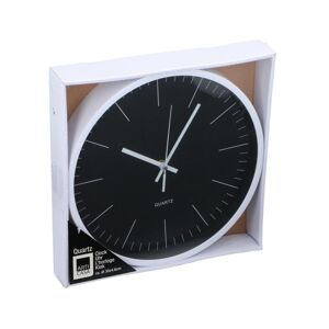EDCO Nástěnné hodiny, černé, 30 cm