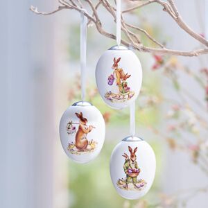 Weltbild Velikonoční keramická vajíčka Zajíčci, sada 3 ks