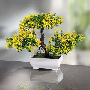 Umělá kvetoucí bonsaj, žlutá