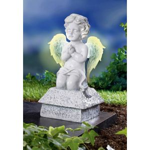 Die moderne Hausfrau Modlící se anděl se svítícími křídly