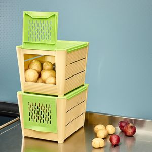 Die moderne Hausfrau Úložný box na brambory a zeleninu