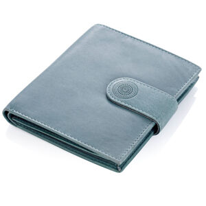 Dámska kožená peňaženka Mandala, modrá