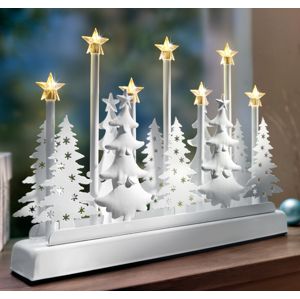 Weltbild LED dekorace Vánoční les s hrací skříňkou