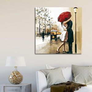 Nástenný obraz Pár pod dáždnikom