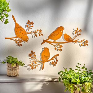 Weltbild Nástěnná dekorace Ptáčci, sada 3 ks