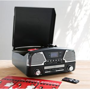 Retro gramofón s rádiom DAB +, MP3 a USB