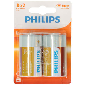 Batéria Philips 1,5 V, R20