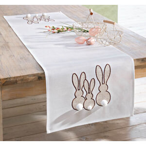 Behúň na stôl Zajačie siluety, 140 x 40 cm