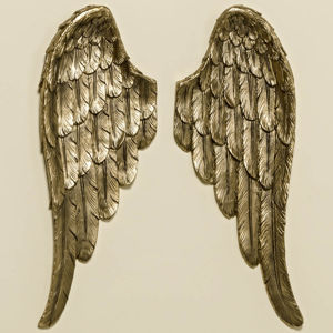 Nástenná dekorácia Krídla Cosmo, 2 kusy