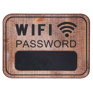 Tabuľka na heslo k WIFI
