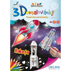 Helma 365 3D Omalovánky, Raketa