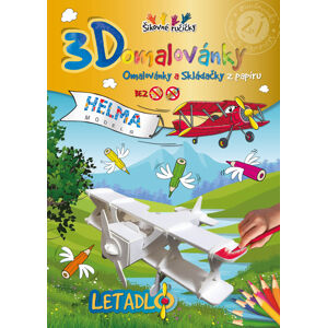 Helma 365 3D Omalovánky, Letadlo