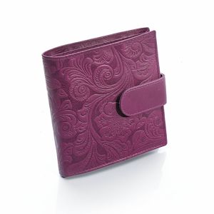 Dámska kožená peňaženka Kira, fialová