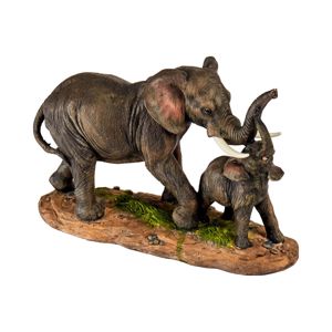Soška Sloní mama so sloníkom