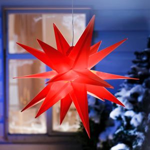 Weltbild LED Venkovní hvězda Vánoce, červená