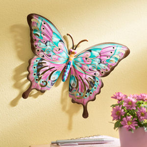 Nástenná dekorácia Motýľ, 27 cm