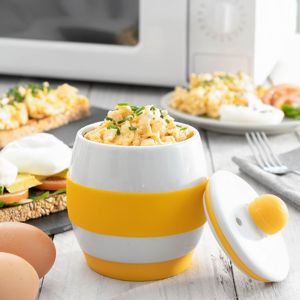 Keramický varič vajec do mikrovlnky