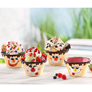 Misky na zmrzlinu Luigi & Co, 4 kusy