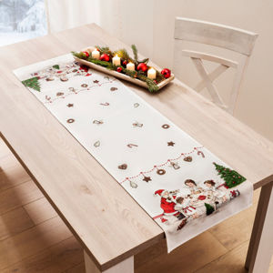 Behúň na stôl Vianočné pekáreň, 140 x 40 cm