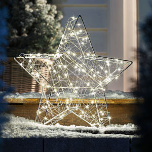 LED Vianočná hviezda, 38 cm