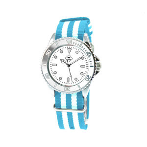 Pánske náramkové hodinky Roadsign Broome R14042, biela-modrá