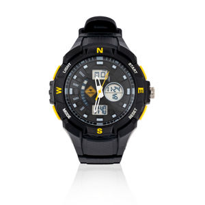 Náramkové hodinky Roadsign R14056, čierna-žltá