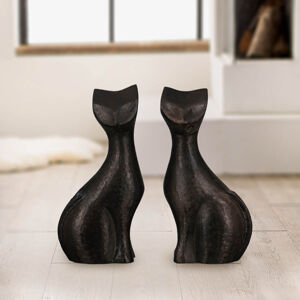 Dekorácia Mačka, čierna