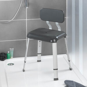 Kúpeľňová stolička s opieradlom Secura Premium