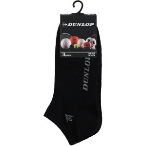 Ponožky Dunlop 3 páry, vel.39-42, čierne
