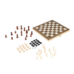 Hracia sada: šach, dáma a vrhcáby