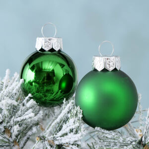 Vianočné ozdoby 16 kusov, zelené