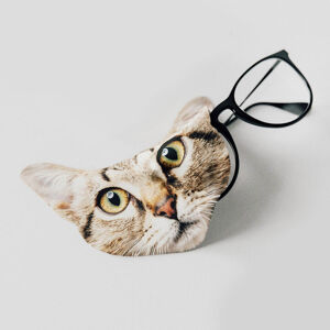 Utierka na okuliare z mikrovlákna Mačka