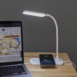 Stolová lampa LED s funkciou nabíjania NFC