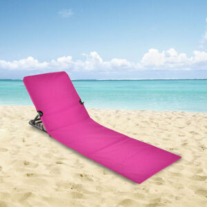 Skladacie plážové ležadlo, ružové