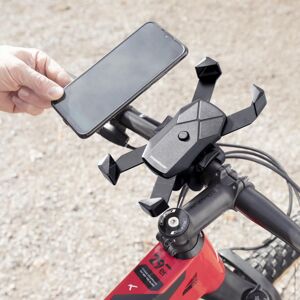 Automatický držiak na mobil na bicykel