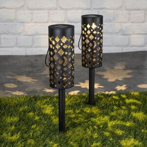 Solárne tieňové lampy 2v1, 2 kusy