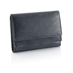 HJP Malá kožená peněženka Ilvy, černá