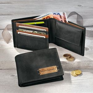 Pánska peňaženka kožená Marron, čierna