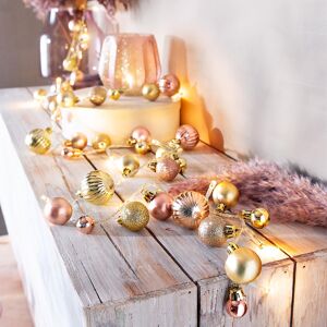 Weltbild LED Světelný řetěz Vánoce, zlatorůžový