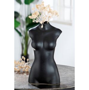 Keramická váza Black lady, rovný tvar