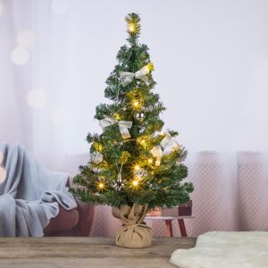 Haushalt international Umělý Vánoční stromek, stříbrné ozdoby, 75 cm