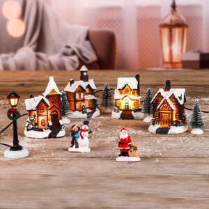 Haushalt international Osvětlená vánoční vesnička se sněhovou pokrývkou