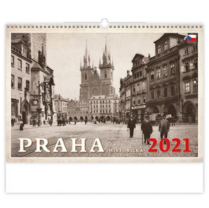 Nástenný kalendár - Praha historická 2021