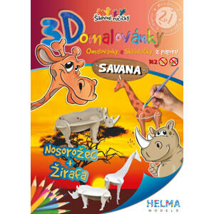 3D Omaľovánky, Savana