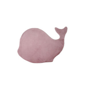 Detský koberec Caty veľryba, ružový