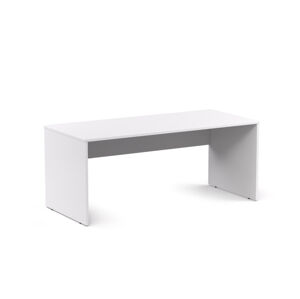 DREVONA33 Kancelársky stôl LUTZ 180x80 biely