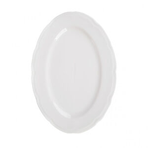 Servírovací tanier JASMINE biely 870724 30x21 cm