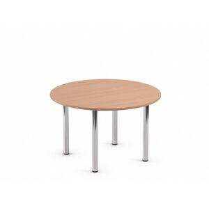 DREVONA09 Okrúhly stôl bukový Ø 120 cm REA FLAT 4