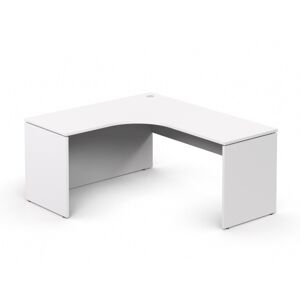 DREVONA09 Rohový stôl ľavý biely RP-SRD-1600